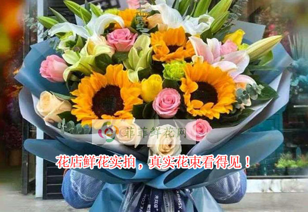 贺州昭平县花店鲜花实拍,贺州昭平县真实花束看得见!